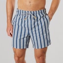 Mens Belize Swim Shorts Denim Blue