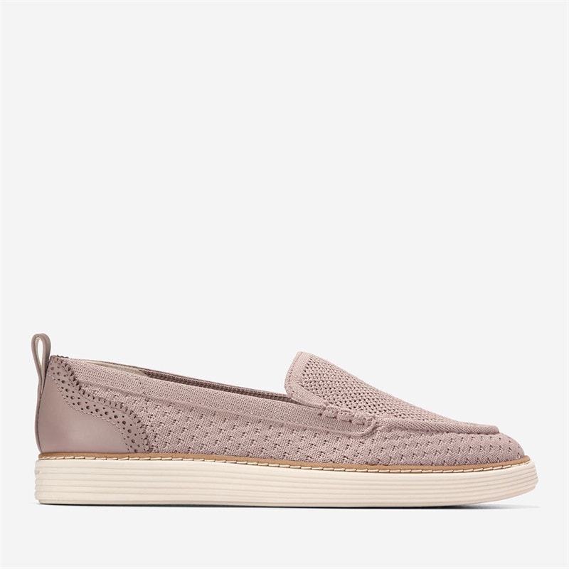 Cole Haan Womens Original Grand Camarin Stitchlite Venetian Loafers Ivory