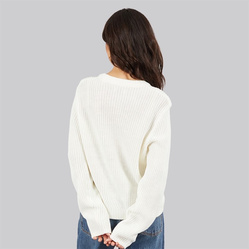Womens Jasmine Knit Crew Neck Cloud Dancer - Image 2