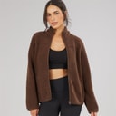 Womens Mary Fleece Chocolate Brown
