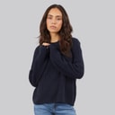 Womens Jasmine Knit Crew Neck Sky Captain