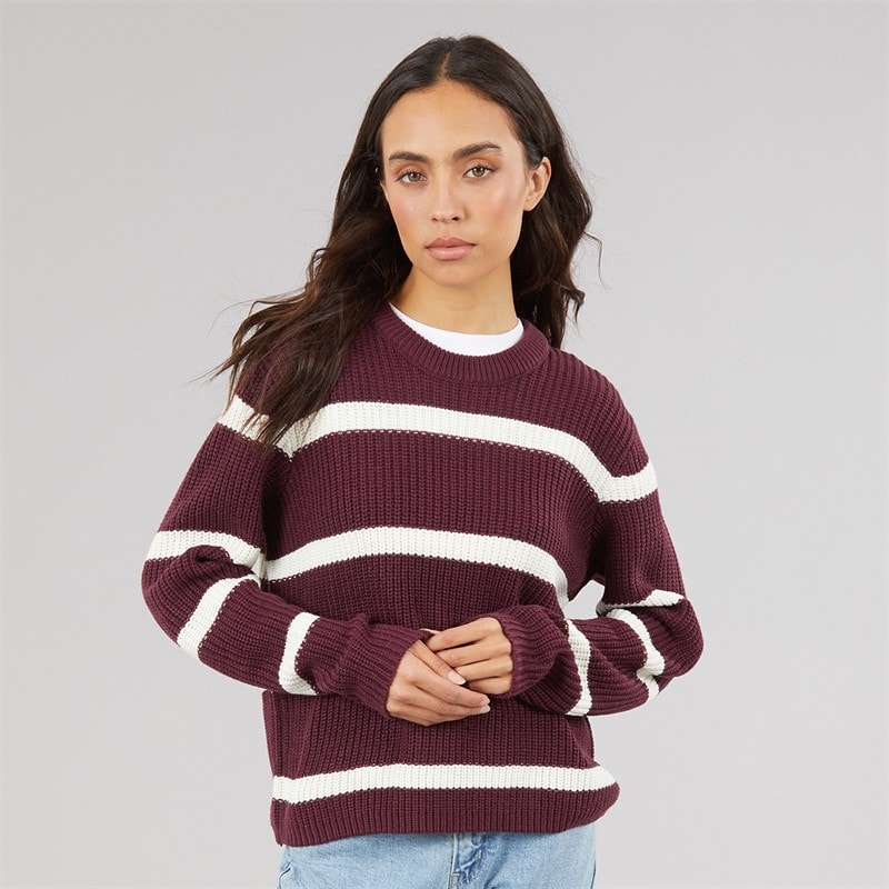 Womens Jasmine Knit Crew Neck Fig - Image 3
