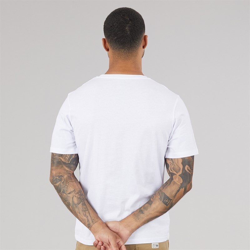 Mens Five Pack Logo T-Shirts White/Black/Sky Captain/Roasted Cashew/Grape Leaf - Image 2