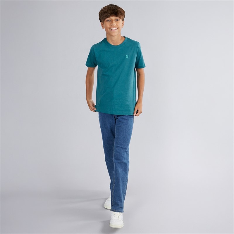 Boys Noah Regular Fit Jeans Mid Blue - Image 4