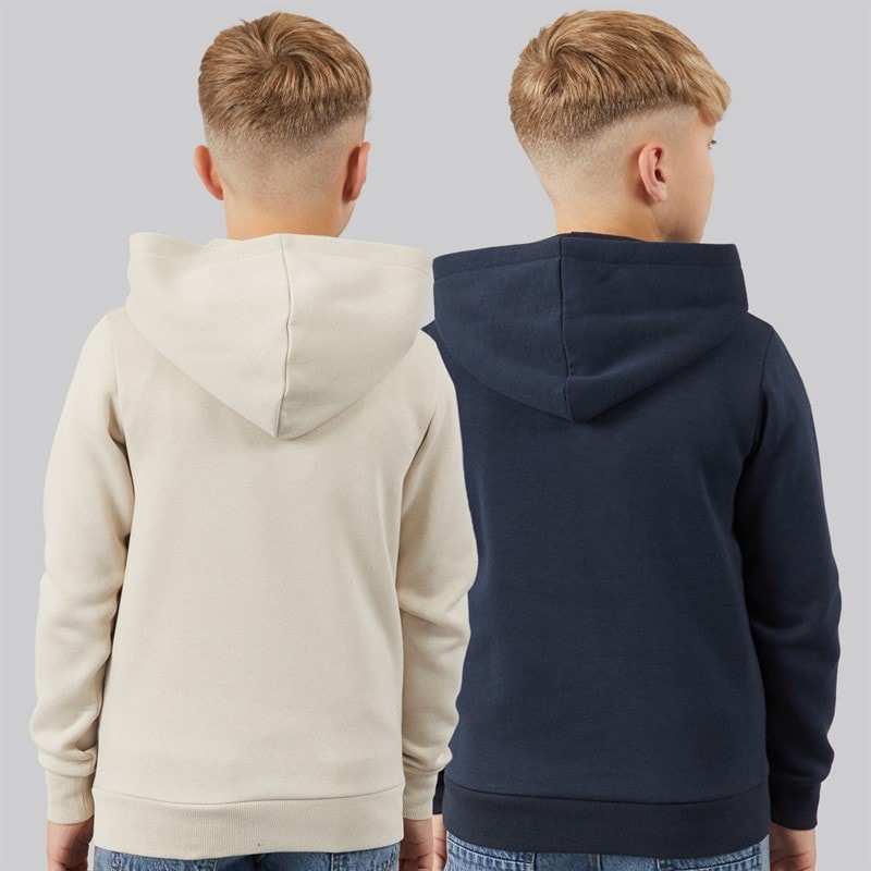 Boys Two Pack Hoodies Sky Captain/Moonbeam - Image 2