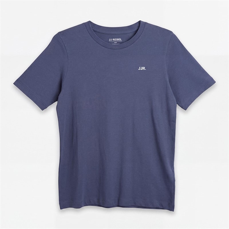 Boys Three Pack T-Shirts Black/White/Vintage Indigo - Image 4