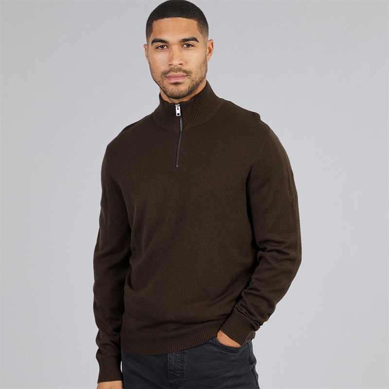 Mens Archie Half Zip Jumper Delicioso - Image 3