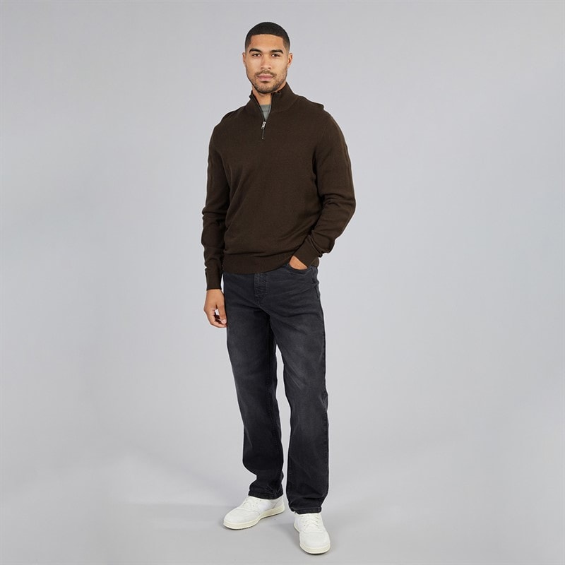 Mens Archie Half Zip Jumper Delicioso - Image 4