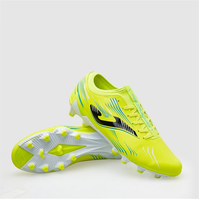Mens Propulsion 25 AG Artificial Grass Football Boots Fluoro Yellow - Image 1