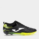 Mens Number-10 25 FG Firm Ground Football Boots Black/Fluoro Yellow