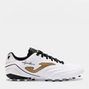 Mens Aguila 25 AG Artificial Grass Football Boots White/Gold