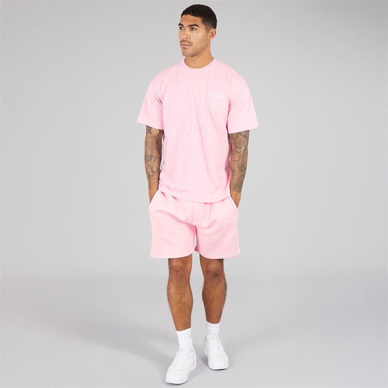 Mens Creatives Shorts Relaxed Fit Bubblegum Pink - Image 4
