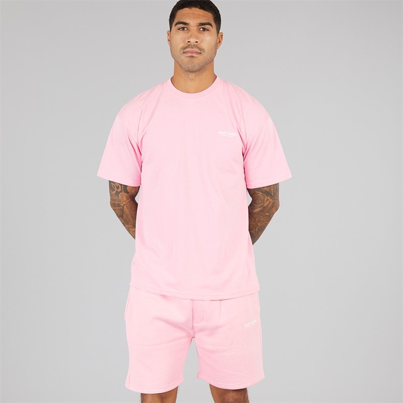 Mens Creatives Shorts Relaxed Fit Bubblegum Pink - Image 5