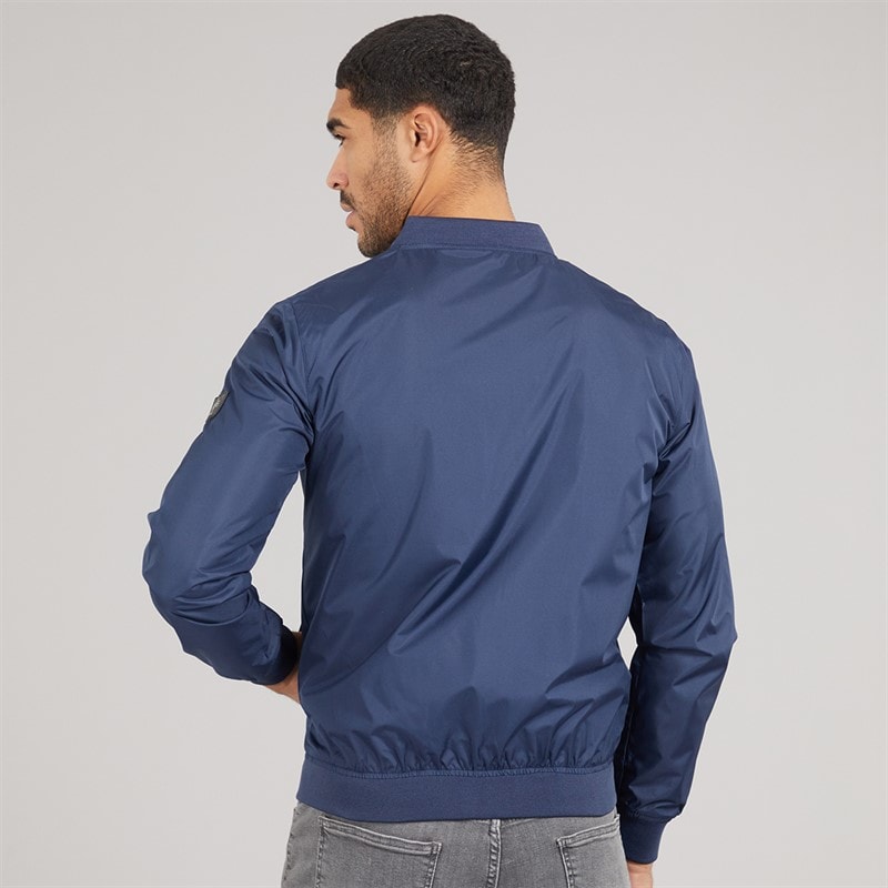 Mens Veste Bomber Jacket Navy - Image 2