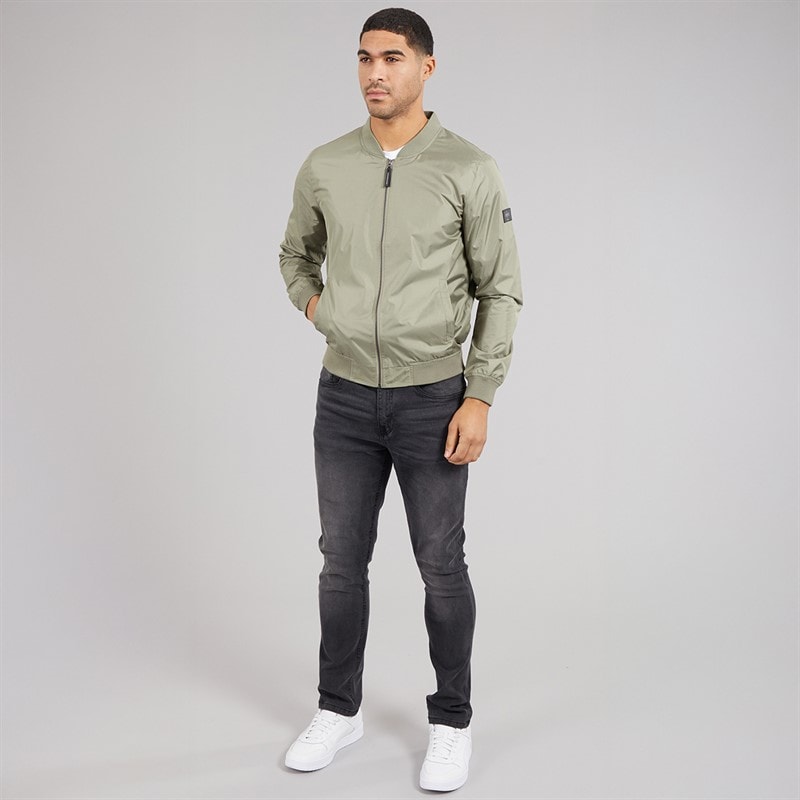 Mens Veste Bomber Jacket Olive - Image 4