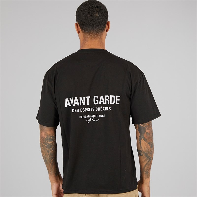 Mens Creatives T-Shirt Black - Image 2