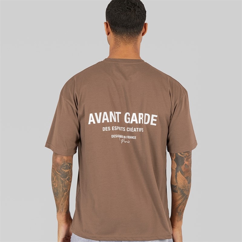 Mens Creatives T-Shirt Mink - Image 2