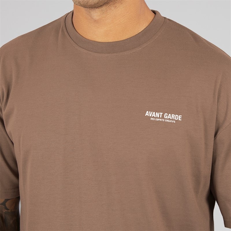 Mens Creatives T-Shirt Mink - Image 3