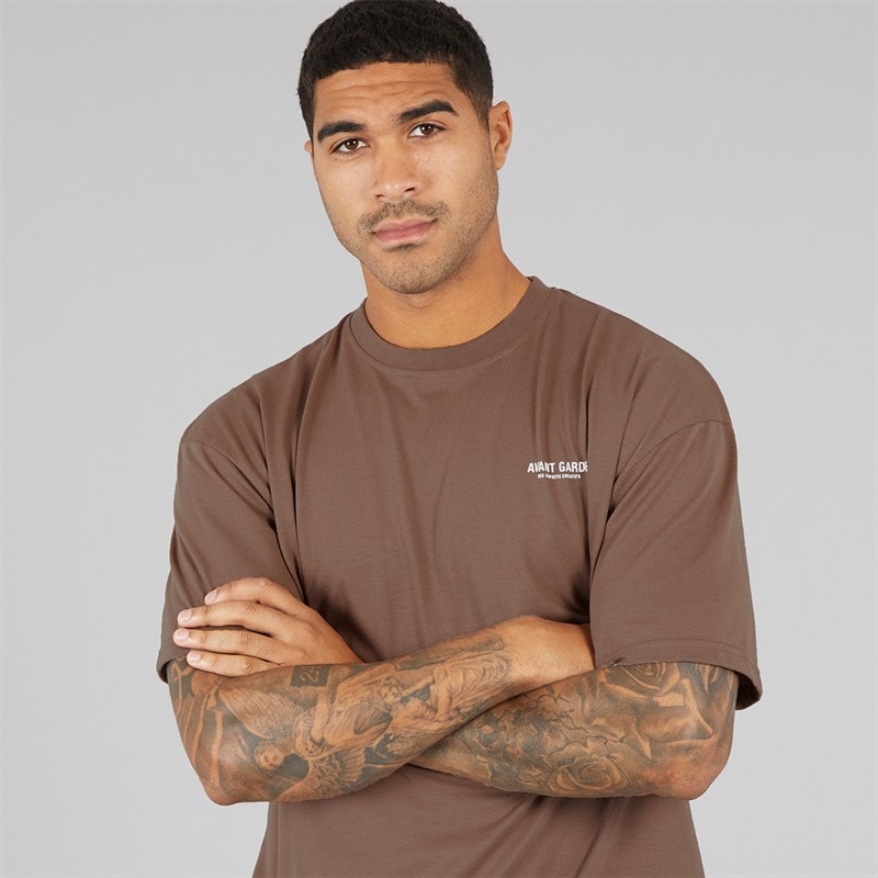 Mens Creatives T-Shirt Mink - Image 5