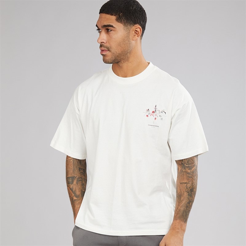 Mens Gradient T-Shirt Off White - Image 2