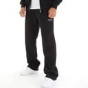 Mens Straight Leg Joggers Black