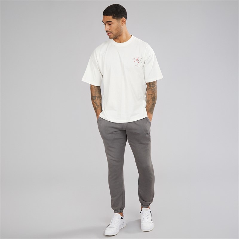Mens Creatives Pigment Dye Joggers Steel - Image 4