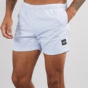 Mens Farris Crinkle Swim Shorts Silver Blue