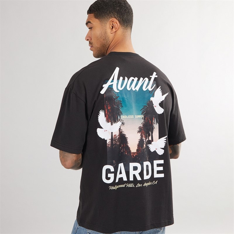 Mens Endless T-Shirt Black - Image 3