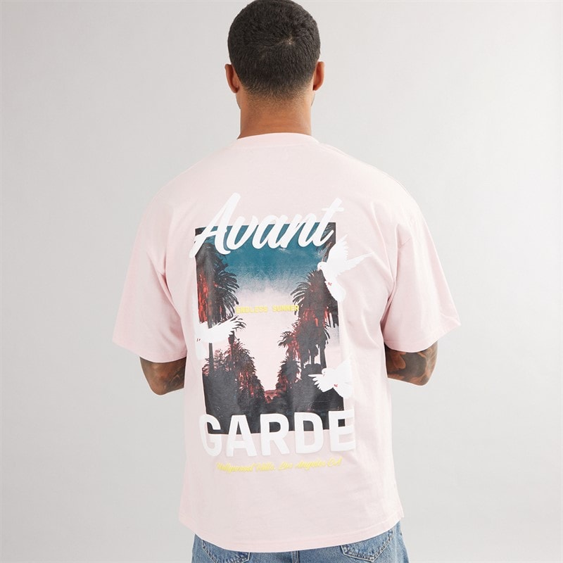 Mens Endless T-Shirt Pink - Image 3