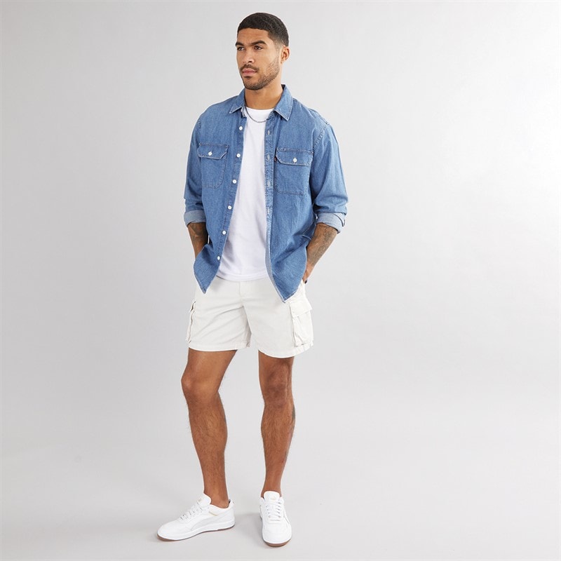 Mens Cargo Shorts Nimbus Cloud - Image 3