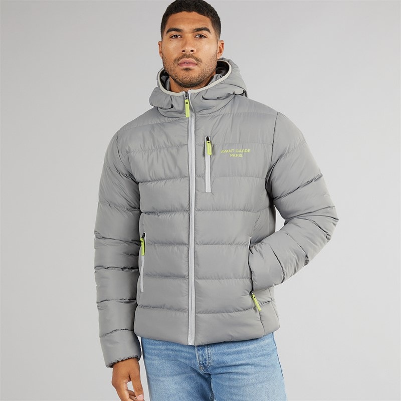 Mens Thor Puffer Jacket Slate - Image 4