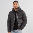 Mens Thor Puffer Jacket Black