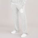 Mens AG Brushed Knit Joggers Light Grey Marl