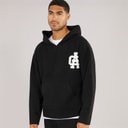 Mens AG Brushed Knit Hoodie Black