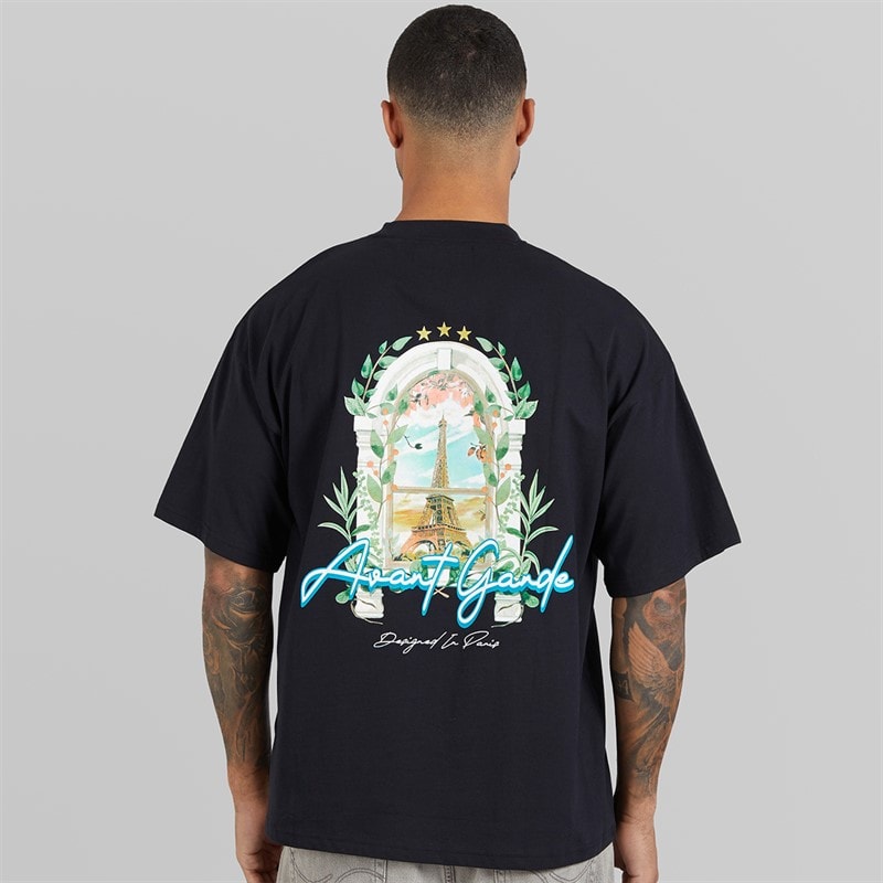Mens Windows T-Shirt Black - Image 3