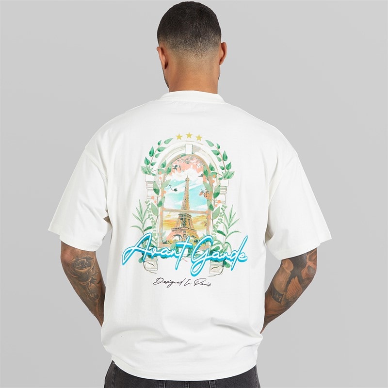Mens Windows T-Shirt Off White - Image 3