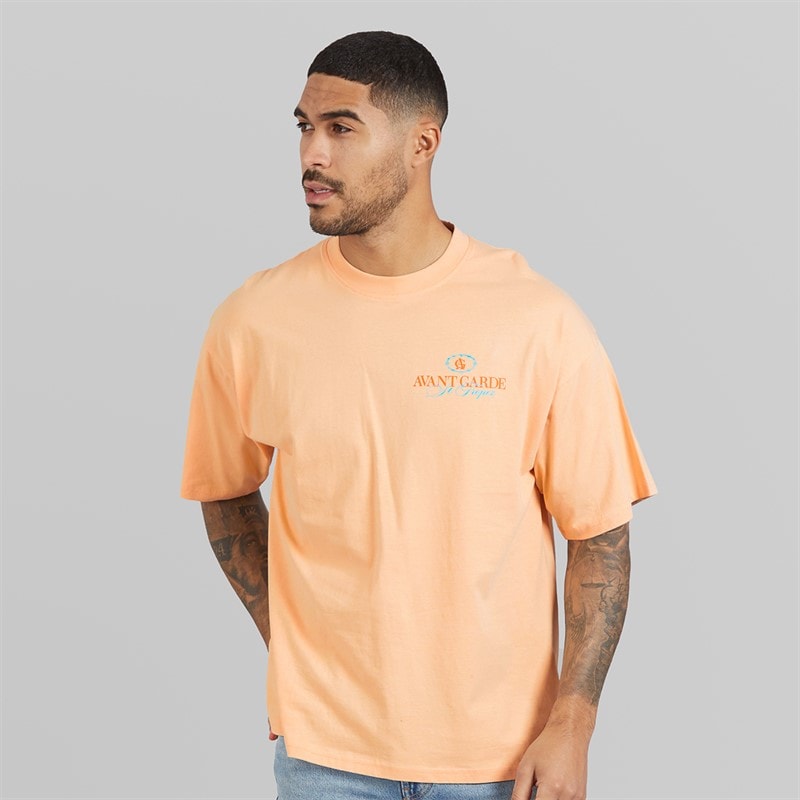 Mens Terrain T-Shirt Peach - Image 2