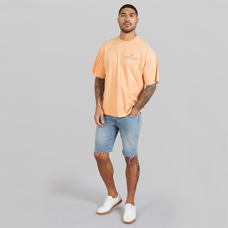 Mens Terrain T-Shirt Peach - Image 4