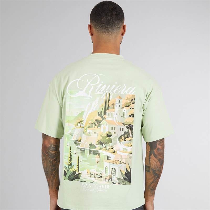 Mens Scape T-Shirt Seagrass - Image 3