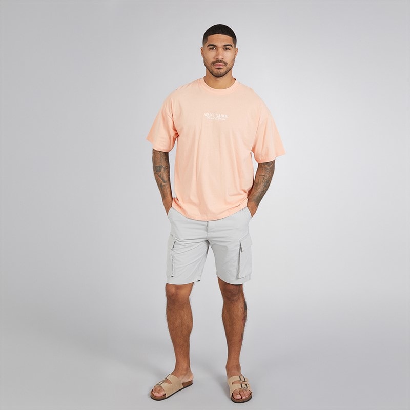 Mens Scape T-Shirt Salmon - Image 4
