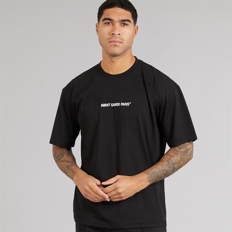 Mens Lowell T-Shirt Black - Image 1