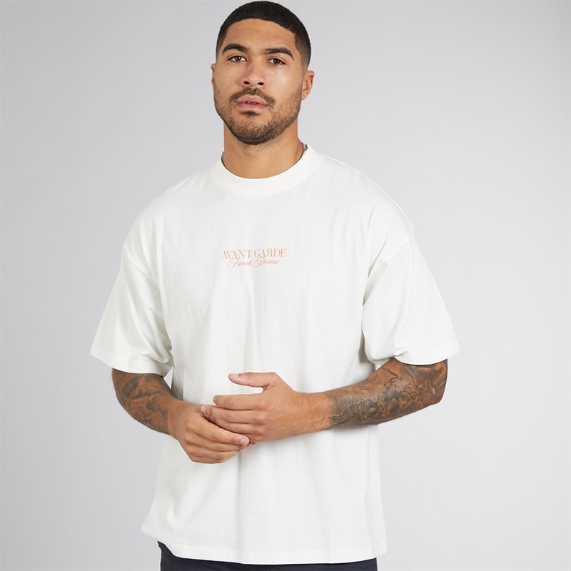 Mens Scape T-Shirt Off White - Image 2
