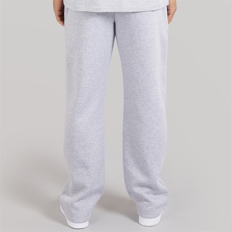 Mens Lowell Open Hem Joggers Light Grey Marl - Image 2