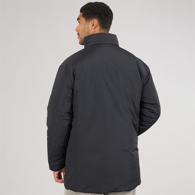 Mens Chapelle Padded Mac Black - Image 2