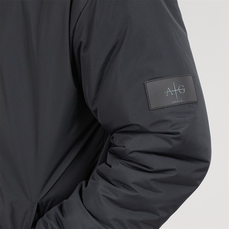 Mens Chapelle Padded Mac Black - Image 5