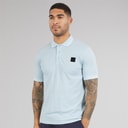 Mens Delta Polo Shirt Sky Blue