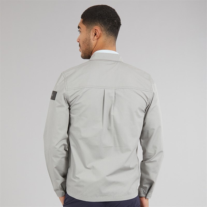 Mens Arden Overshirt Ice Grey - Image 2