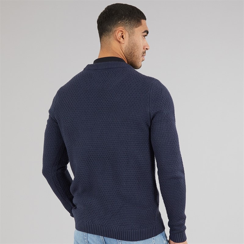 Mens Ciel Crew Neck Jumper Navy - Image 2