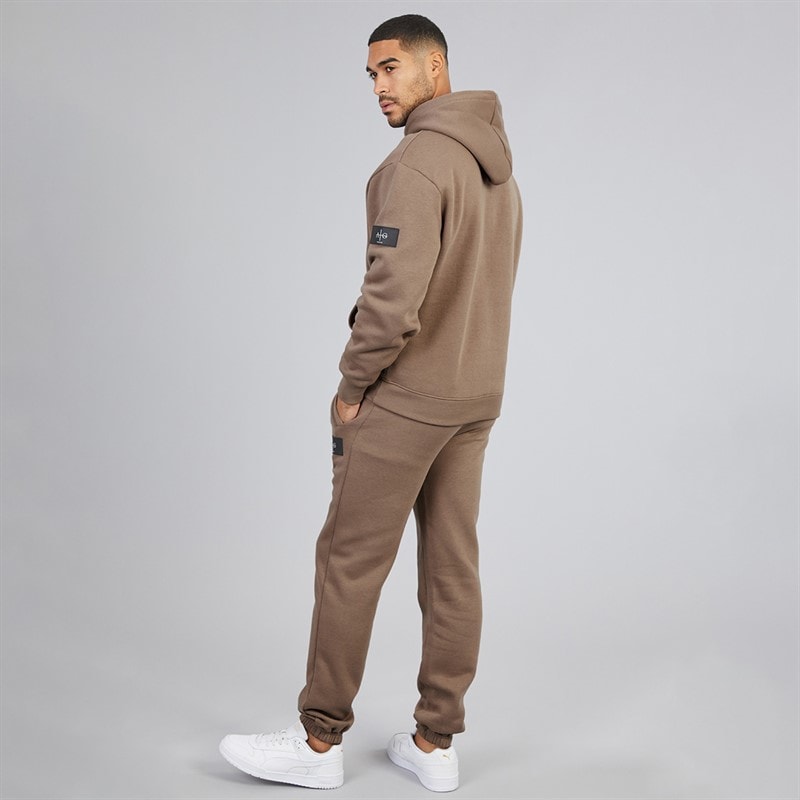 Mens Badge Tracksuit Mink - Image 2