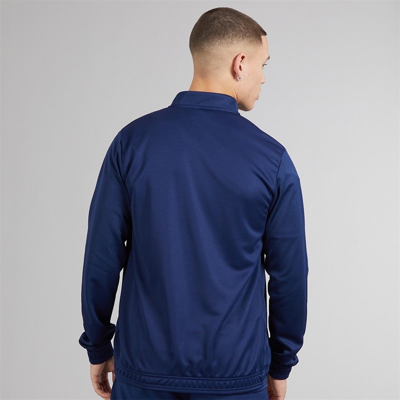 Mens Entrada 22 Poly Training Jacket Team Navy Blue - Image 2